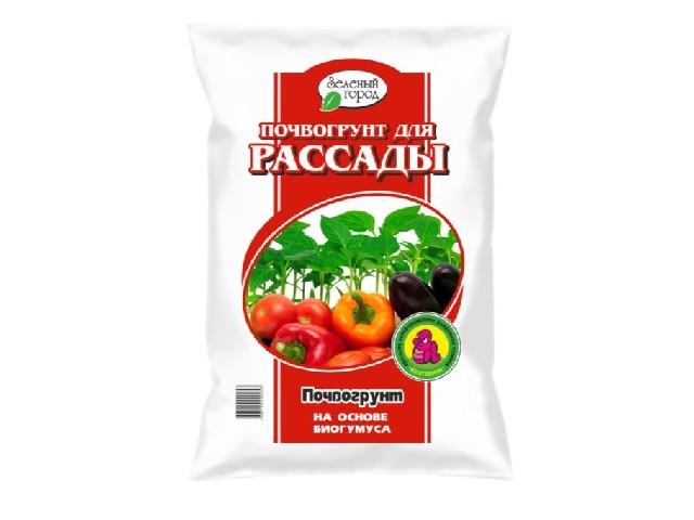 Почвогрунт на основе биогумуса для РАССАДЫ 10л